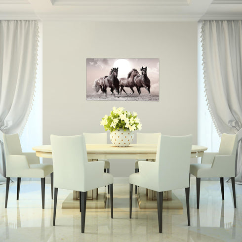 Wandbilder Wohnzimmer XXL Pferde Moderne Bilder Tiere